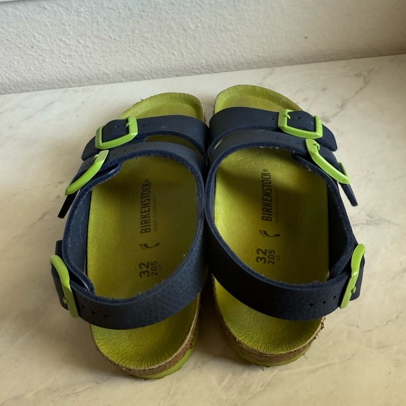 Birkenstock Blue and Green Sandals with Adjustable Straps - Picture 4 of 6